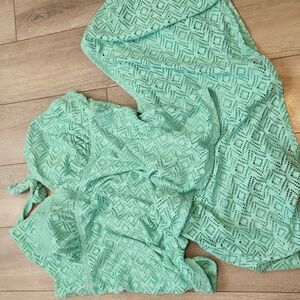 Teal Plus Size Tankini Two Piece